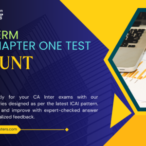 CA Intermediate One Chapter One Test Account